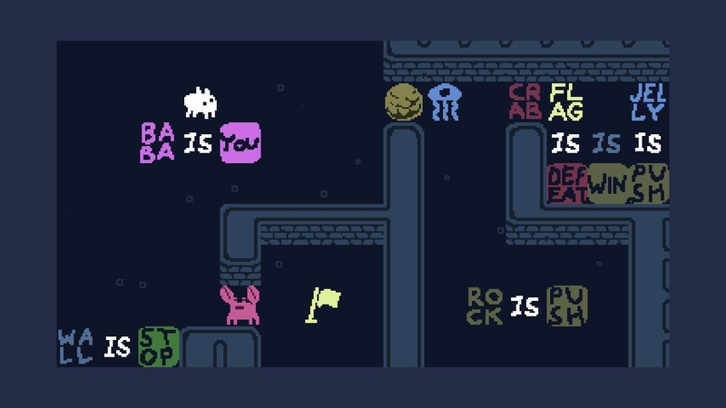 Illustration for article titled Baba Is You Is A Brilliant Puzzle Game